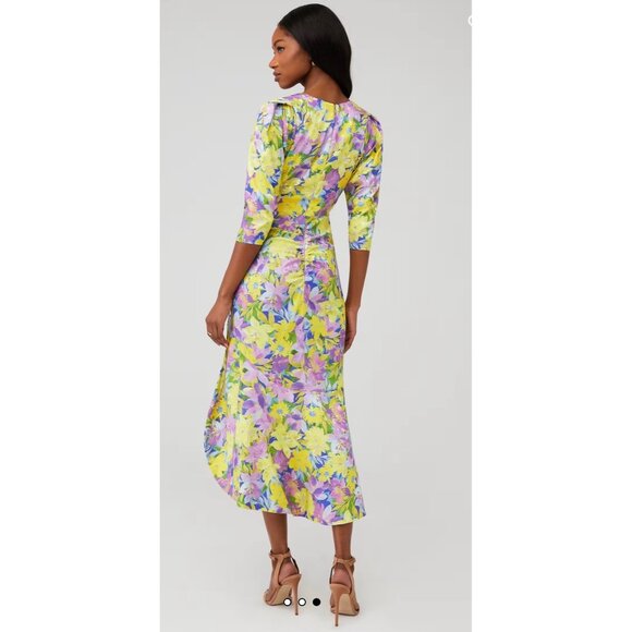 FOR LOVE & LEMONS CASSIA MIDI DRESS Size XS - Picture 3 of 6